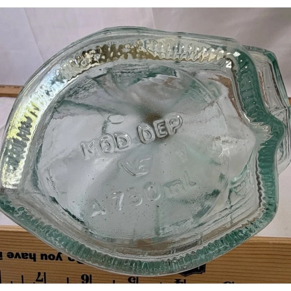 Santa Maria Ship Glass Bottle Decanter - Light Green Ship Bottle - Picture 7 of 9